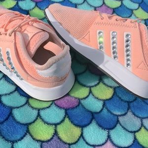 Girls Iridescent Bling Adidas